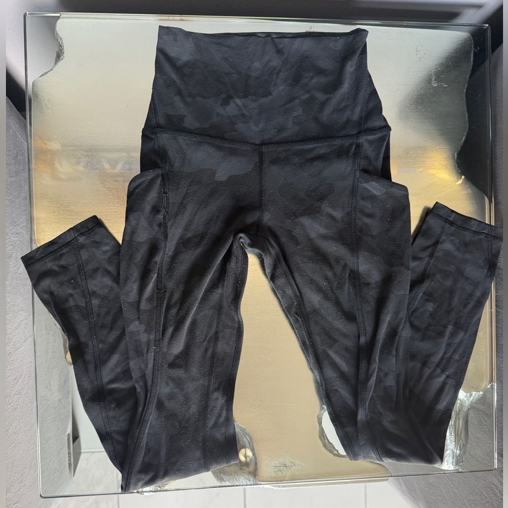 Black Camo Lululemon Leggings